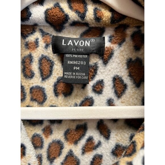 Lavon Petite Animal Print Vest  Medium - Picture 3 of 5